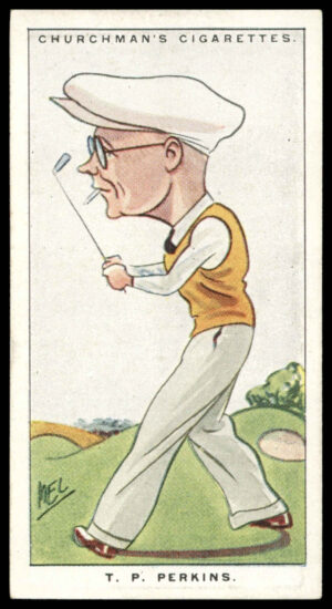 Churchman - 'Men of the Moment in Sport' (1928) - #30 - T.P. Perkins (Golf)