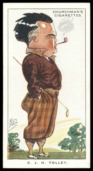 Churchman - 'Men of the Moment in Sport' (1928) - #32 - C.J.H. Tolley (Golf) **PSA7**