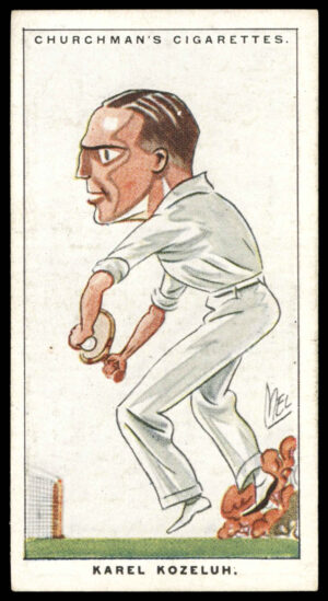 Churchman - 'Men of the Moment in Sport' (1928) - #39 - Karel Kozeluh (Tennis)