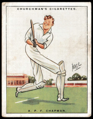 Churchman (W.A. & A.C) - 'Men of the Moment in Sport (S1L)' - Card #6 - A.P.F. Chapman (Kent)