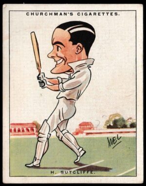 Churchman (W.A. & A.C) - 'Men of the Moment in Sport (S2L)' - Card #6 - H. Sutcliffe (Yorkshire)