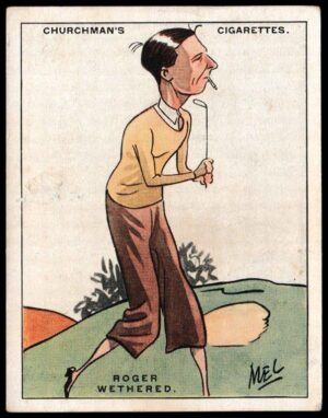 Churchman - 'Men of the Moment in Sport (S2L)' (1929) - Roger Wethered
