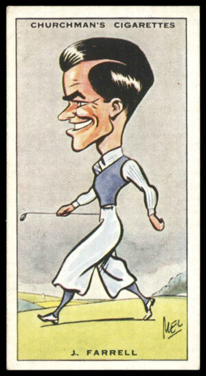 Churchman - 'Prominent Golfers' (1931) - J. Farrell