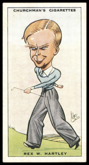 Churchman - 'Prominent Golfers' (1931) - Rex W. Hartley