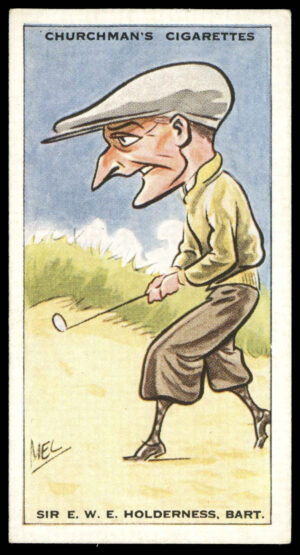Churchman - 'Prominent Golfers' (1931) - Sir E.W.E. Holderness Bt.