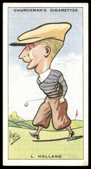 Churchman - 'Prominent Golfers' (1931) - L. Holland