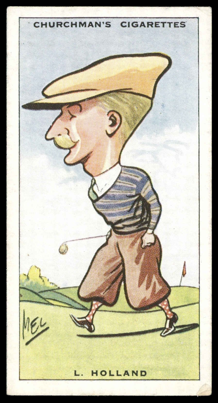 Churchman - 'Prominent Golfers' (1931) - L. Holland Churchman - 'Prominent Golfers' (1931) - L. Holland