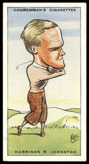 Churchman - 'Prominent Golfers' (1931) - Harrison R. Johnston