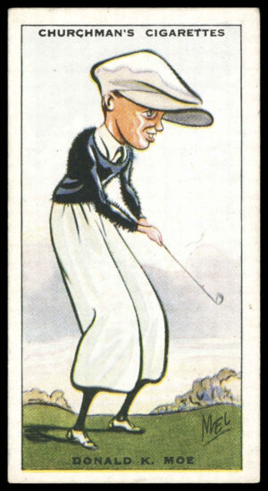 Churchman - 'Prominent Golfers' (1931) - Donald K. Moe