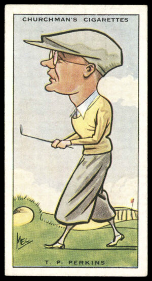 Churchman - 'Prominent Golfers' (1931) - T.P. Perkins