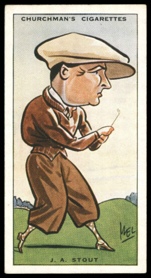 Churchman - 'Prominent Golfers' (1931) - J.A. Stout