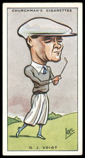Churchman - 'Prominent Golfers' (1931) - G.J. Voigt