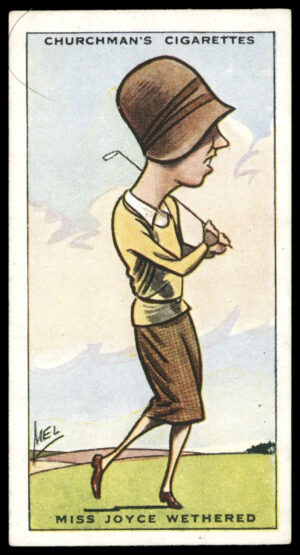 Churchman - 'Prominent Golfers' (1931) - Miss Joyce Wethered