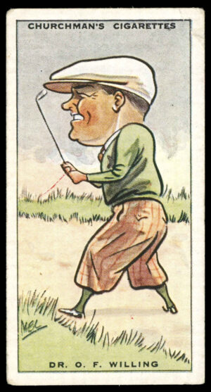Churchman - 'Prominent Golfers' (1931) - Dr. O.F. Willing
