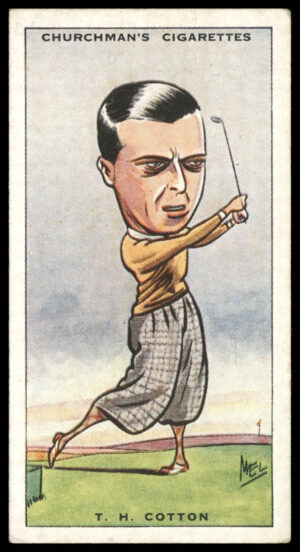 Churchman - 'Prominent Golfers' (1931) - T.H. Cotton