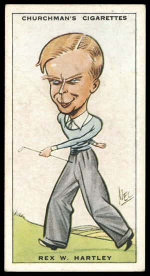 Churchman - 'Prominent Golfers' (1931) - Rex W. Hartley
