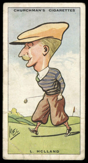 Churchman - 'Prominent Golfers' (1931) - L. Holland