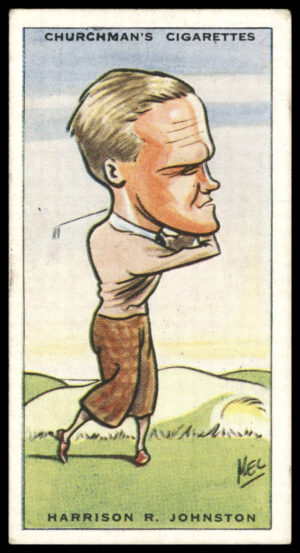 Churchman - 'Prominent Golfers' (1931) - Harrison R. Johnston