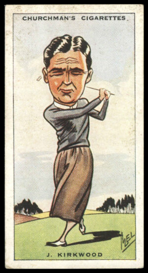 Churchman - 'Prominent Golfers' (1931) - J. Kirkwood