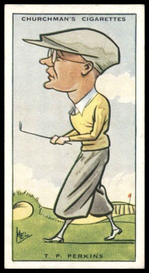 Churchman - 'Prominent Golfers' (1931) - T.P. Perkins