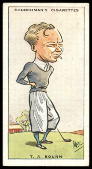 Churchman - 'Prominent Golfers' (1931) - T.A. Bourn
