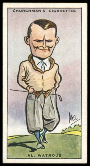 Churchman - 'Prominent Golfers' (1931) - Al. Watrous