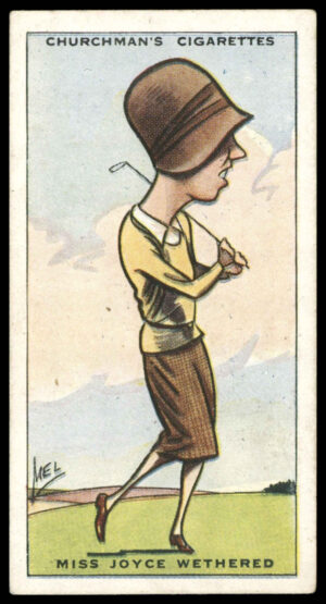 Churchman - 'Prominent Golfers' (1931) - Miss Joyce Wethered