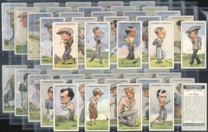 Churchman - 'Prominent Golfers' - (1931) - Complete Set (Bobby Jones, Walter Hagen etc)