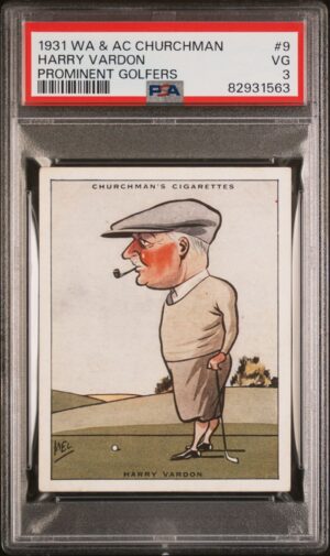 Churchman - 'Prominent Golfers (L)' (1931) - Harry Vardon **PSA3** Churchman - 'Prominent Golfers (L)' (1931) - Harry Vardon **PSA3**