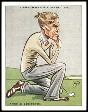 Churchman - Archie Compston - Prominent Golfers (L) (1931)