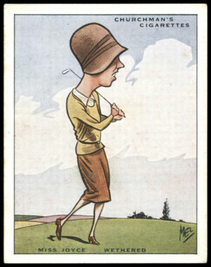 Churchman - 'Prominent Golfers (L)' (1931) - Miss Joyce Wethered