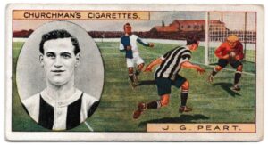 Churchman (W.A. & A.C) - 'Footballers' (1914) - Card #13 - J.G. Peart (Notts County)