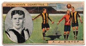 Churchman (W.A. & A.C) - 'Footballers' (1914) - Card #49 - Alfred Bishop (Wolverhampton Wanderers)