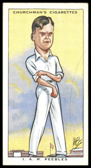 Churchman - 'Sporting Celebrities' (1931) - #19 - I.A.R. Peebles (Cricket)