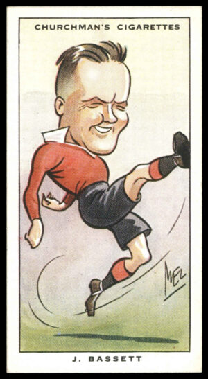 Churchman - 'Sporting Celebrities' (1931) - #24 - J. Bassett (Penarth)