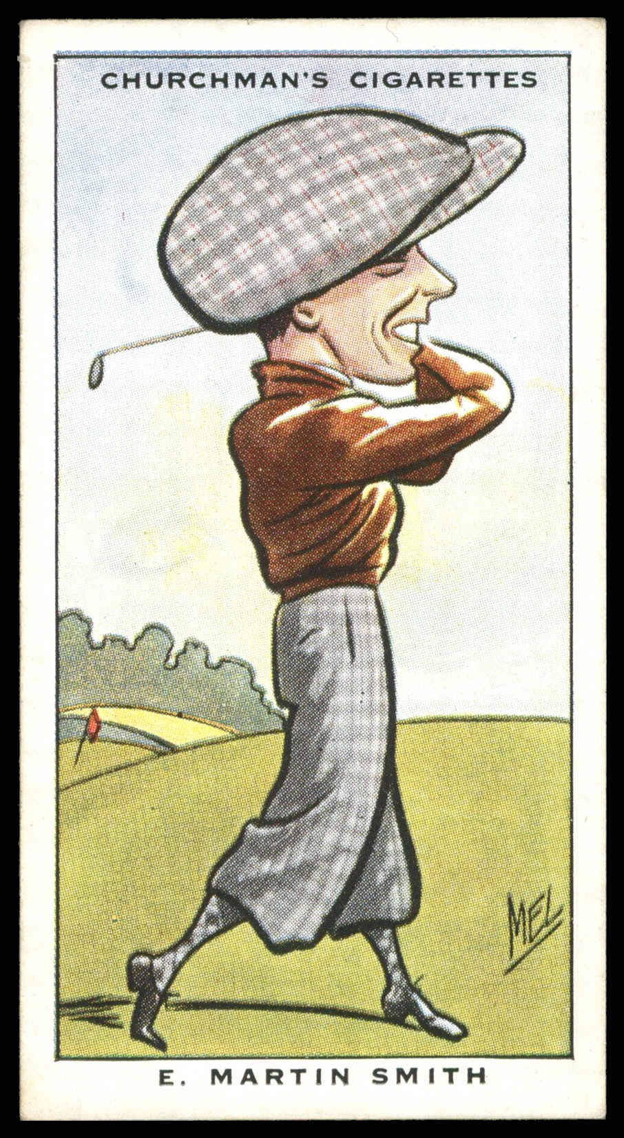Churchman - 'Sporting Celebrities' (1931) - #34 - E. Martin Smith (Golf) Churchman - 'Sporting Celebrities' (1931) - #34 - E. Martin Smith (Golf)