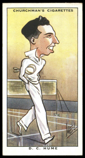 Churchman - 'Sporting Celebrities' (1931) - #7 - D.C. Hume (Badminton)