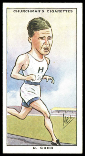 Churchman - 'Sporting Celebrities' (1931) - D. Cobb (Athletics)
