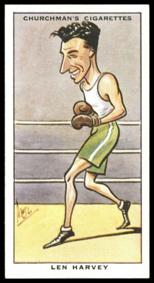 Churchman - 'Sporting Celebrities' (1931) - Len Harvey (Boxing)