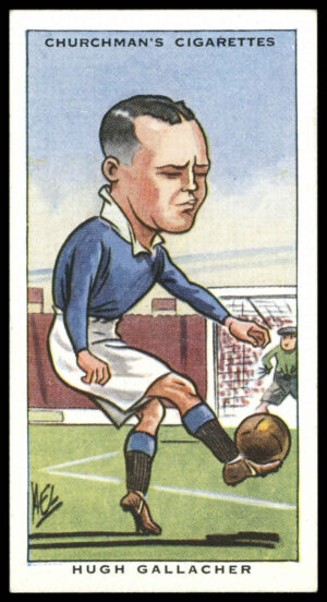 Churchman - 'Sporting Celebrities' (1931) - Hugh Gallacher (Chelsea)