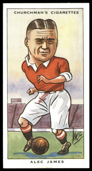 Churchman - 'Sporting Celebrities' (1931) - Alec James (Arsenal)