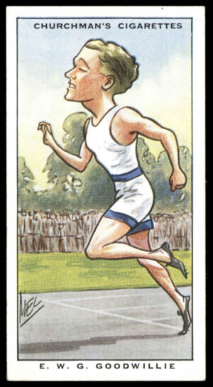 Churchman - 'Sporting Celebrities' (1931) - E.W.G. Goodwillie (Athletics)