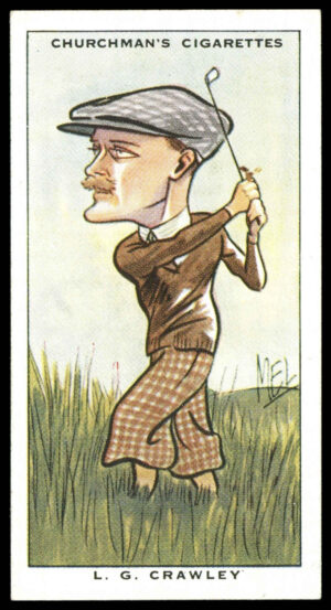 Churchman - 'Sporting Celebrities' (1931) - L.G. Crawley (Golf) **PSA6**