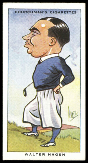Churchman - 'Sporting Celebrities' (1931) - Walter Hagen (Golf) **PSA4**