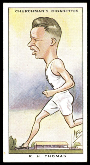 Churchman - 'Sporting Celebrities' (1931) - R.H. Thomas (Athletics)
