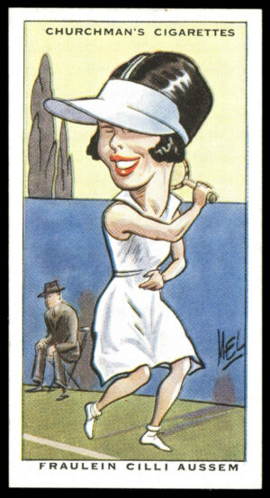 Churchman - 'Sporting Celebrities' (1931) - Fraulein C. Aussem (Tennis) **PSA5**
