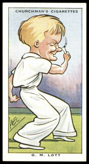 Churchman - 'Sporting Celebrities' (1931) - G.M. Lott (Tennis)