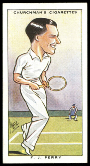 Churchman - 'Sporting Celebrities' (1931) - Fred Perry (Tennis) **PSA5**