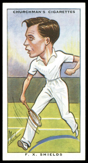 Churchman - 'Sporting Celebrities' (1931) - F.X. Shields (Tennis)