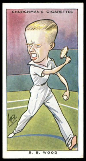 Churchman - 'Sporting Celebrities' (1931) - S.B. Wood (Tennis)